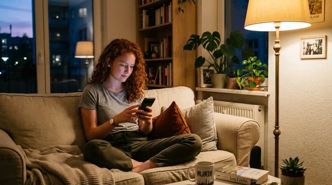 Frist Handy Mann Tippen Stehend City Hintergrund Koeln - Spekulationsfrist Ratgeber