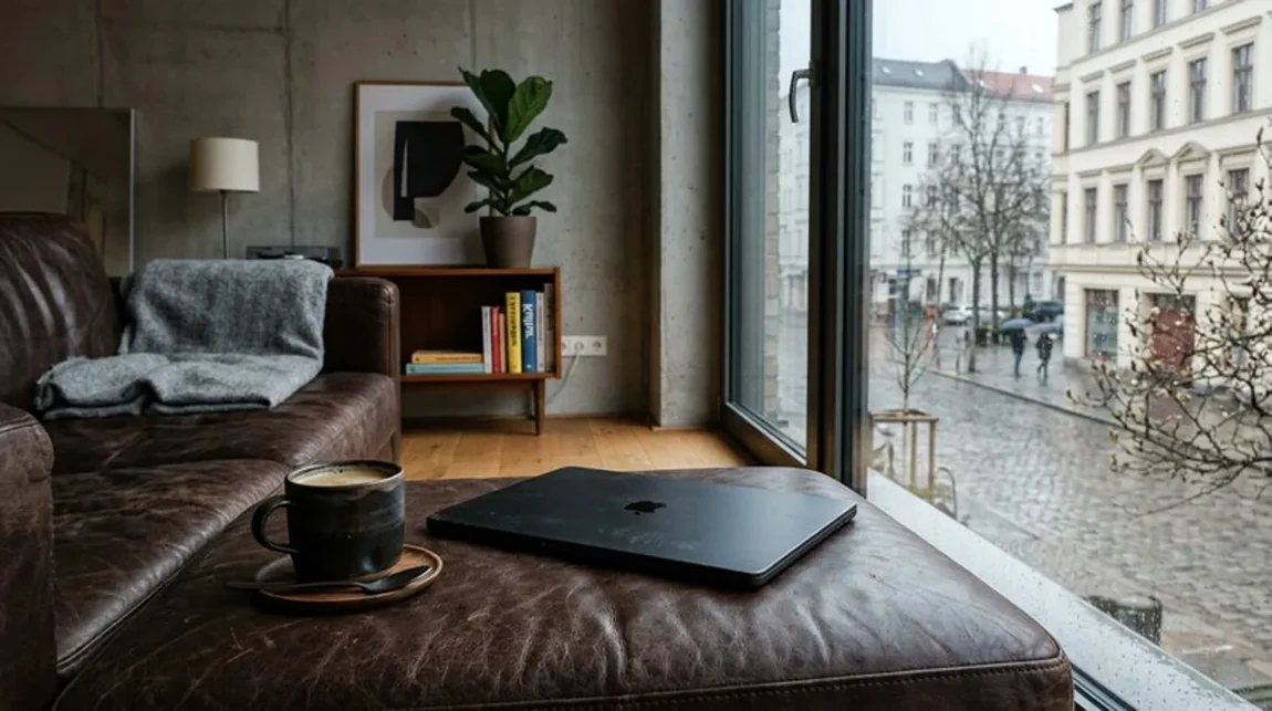 Spekulationssteuer Haende Kaffee Laptop Wohnzimmer Sofa Morgen Berlin - Spekulationsfrist Ratgeber